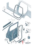 New Audi Q7 4m Rear Door Catch 4m0839249. Fixed Price $57.21.