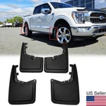 4pcs Black Mud Flaps Splash Guards W/ Hardware For 2021-25 Ford F-150 F150. Fixed Price $59.99.