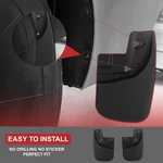 Front Rear Splash Guards Mud Flaps For Honda Civic 2012-15 Sedan 1.5l 1.8l 2.4l. Fixed Price $14.35.