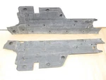 13-19 Mercedes Sl550 R231 2013 Left Right Underbody Splash Guard Shield Set #4. Fixed Price $289.00.