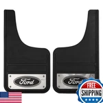 Plasticolor 001837r01 Ford Oval Chrome Plated Heavy-duty Black Front 12 X 22. Fixed Price $178.02.