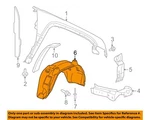 Jeep Chrysler Oem-front Fender Liner Inner Splash Shield Guard Right 55396462ac. Fixed Price $175.78.