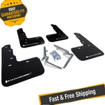 Rally Armor Mf47-ur-blk/wh Black/white Mud Flaps For 17-21 Honda Civic Type R. Fixed Price $172.75.
