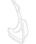 Genuine Toyota Mud Guard 76625-02060-b1 Qty 1. Fixed Price $19.26.