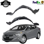 Front Inner Fender Liner Set Compatible With 2011-2013 Hyundai Elantra. Fixed Price $33.13.