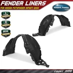 2x Front Inner Fender Liners W/ Insulation Foam For Nissan Pathfinder 22-24 Qx60. Fixed Price $209.99.