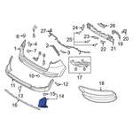 For Kia Sportage 2020-2022 86692d9500 Rear Right Lower Bumper Splash Shield. Fixed Price $30.20.