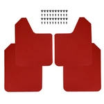 4pcs Red Racing Universal Mud Flaps Splash Guards Mudguards Mudflaps W/clips. Fixed Price $21.99.