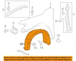 Toyota Oem Camry-front Fender Liner Inner Splash Shield Guard Left 5387606120. Fixed Price $108.10.