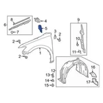 New Oem 2018-2023 Toyota Camry Front Right Fender Insulator Pad Seal 5388706010. Fixed Price $44.95.