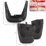 Set Front Rear Mud Flaps Splash Guards Fits Honda Civic 3dr Hatchback 1992 1995. Fixed Price $174.77.