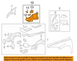 Gm Oem 06-11 Hhr Fender Structural Components Rails-splash Shield 22714698. Fixed Price $54.41.