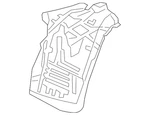 Genuine Audi Fender Splash Shield 4m8-821-192-d. Fixed Price $176.40.
