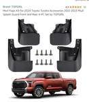 Mud Flaps For Toyota Tundra 2022-2023 Splash Guards Front And Rear. Fixed Price $48.00.
