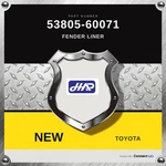 Genuine 2014-2023 Lexus Gx460 Fender Liner 53805-60071. Fixed Price $165.00.