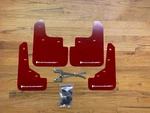 Rally Armor Ur Mudflaps Mf31-ur-rd/wh Red Urethane White Logo Mazda 3 2014-15. Fixed Price $60.00.