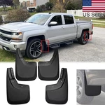 4x Front Rear Mud Flaps Guards For 2014-2018 Chevrolet Silverado W/fender Flares. Fixed Price $65.99.