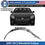New Front Passenger Side Engine Splash Shield For 2007-2012 Mitsubishi Eclipse. Fixed Price $66.63.