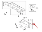 New Volkswagen Atlas Ca1 Rear Right Bottom Protection 3qf825101 No Duty To. Fixed Price $83.89.