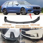 Add-on Universal For 2018-2020 Volvo V90 R-design Front Bumper Lip Splitter Kit. Fixed Price $72.61.