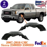 Front Splash Shield Fender Liners For 2007-2010 Sierra 2500hd 3500. Fixed Price $136.72.