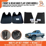 Full Set Mud Flaps Front & Rear Fits Toyota Pickup 2wd 1988-1996 Rn80 Rn90 Ln106. Fixed Price $95.00.