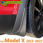 Front & Rear 4x Set Splash Guards Mud Flaps For Tesla Model X 2015-2022 2021. Fixed Price $27.99.
