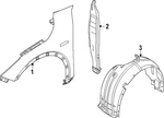 Genuine Kia Fender Liner 86811-gg000. Fixed Price $88.65.