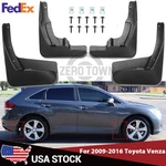 New 4pcs Front & Rear Mud Flap Splash Guard For 2009-2016 Toyota Venza. Fixed Price $20.00.