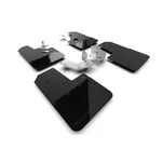 Rally Armor Ral Hybrid Blk Flap/met. Mf85-rr-pl-mbk. Fixed Price $325.38.
