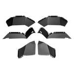 For Jeep Wrangler 18-26 Rugged Ridge Black Powder Coat Rear Inner Fender Liners. Fixed Price $359.99.