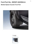 M2dz-16a550-aa New Oem Splash Guards Front For 2021-2024 Ford Bronco. Fixed Price $45.00.