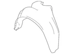 Genuine Nissan Quarter Panel Splash Shield 76749-6ca0a. Fixed Price $134.75.