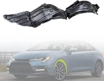 Blk Front Driver Inner Fender Liner 53806-12100, Toyota Corolla Se Xse 2020-2022. Fixed Price $74.49.