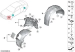 Genuine Bmw M2 F87 Coupe Cover Wheel Arch Frontsection Frontright 51718063032. Fixed Price $120.53.
