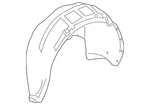 Genuine Gm Rear Driver Side Wheelhouse Liner 84391921. Fixed Price $126.08.