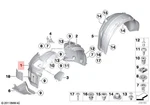 Genuine Bmw F06 Cover Wheel Arch Frontsection Front Left 51717988567. Fixed Price $188.47.