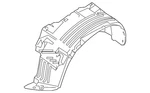Genuine Nissan Fender Splash Shield 63840-ea800. Fixed Price $71.09.
