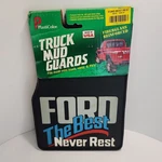 Vintage Plasticolor Ford Truck "ford The Best Never Rest" Mud Flaps 0412 (nos). Fixed Price $75.00.