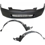 Front Bumper Cover Kit Includes Left Right Fender Liner For 2003-05 Honda Accord. Fixed Price $171.33.