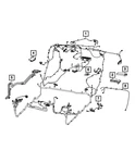 Genuine Mopar Body Wiring 68619579ab. Fixed Price $1229.60.
