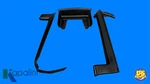 1975-76 Buick Lesabre Rear Fiberglass Bumper Fillers (set Of 3 Pcs). Fixed Price $260.00.