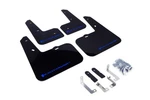 Rally Armor Mf24-ur-blk/bl Fits: 12-18 Hyundai Veloster Black Ur Mud Flap W/ Blu. Fixed Price $153.99.