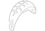 Genuine Bmw Wheelhouse Liner 51-71-7-248-212. Fixed Price $204.35.