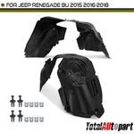 2x Inner Fender Liners Splash Shield For Jeep Renegade Bu Trailhawk 15-18 Front. Fixed Price $204.48.