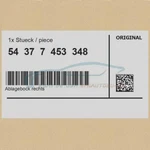 Genuine Bmw 54377453348 - Right Storage Stand. Fixed Price $53.03.