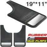 2pcs Heavy Duty Rubber Mud Flaps For Pickup Trucks Cars Van Splash Guards 19*11". Fixed Price $32.99.