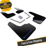 Rally Armor Mf50-ur-blk/bl Black/blue Ur Mud Flaps For 16-21 Civic Sedan, Coupe. Fixed Price $161.75.