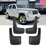 4pcs Front Rear Splash Guards Mud Flaps For 2008-2012 Jeep Liberty. Fixed Price $57.99.