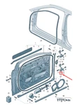 New Audi A8 4n Front Left Lower Door Hinge 8v5833403e Genuine. Fixed Price $55.21.
